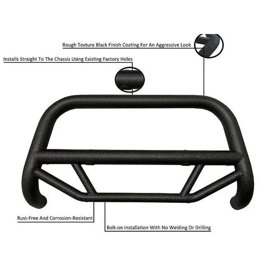 Black Horse Off Road MBT-MJ105 Max T Bull Bar for 18-24 Jeep Wrangler JL & Gladiator JT