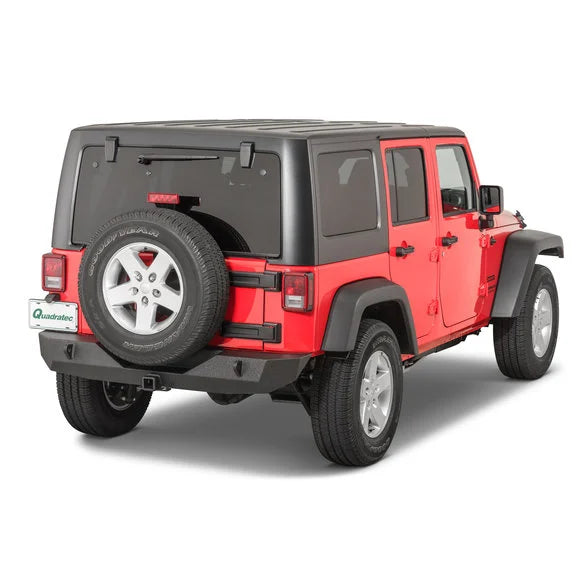 Load image into Gallery viewer, TACTIK HD Rear Bumper with 2&quot; Receiver Hitch for 07-18 Jeep Wrangler JK
