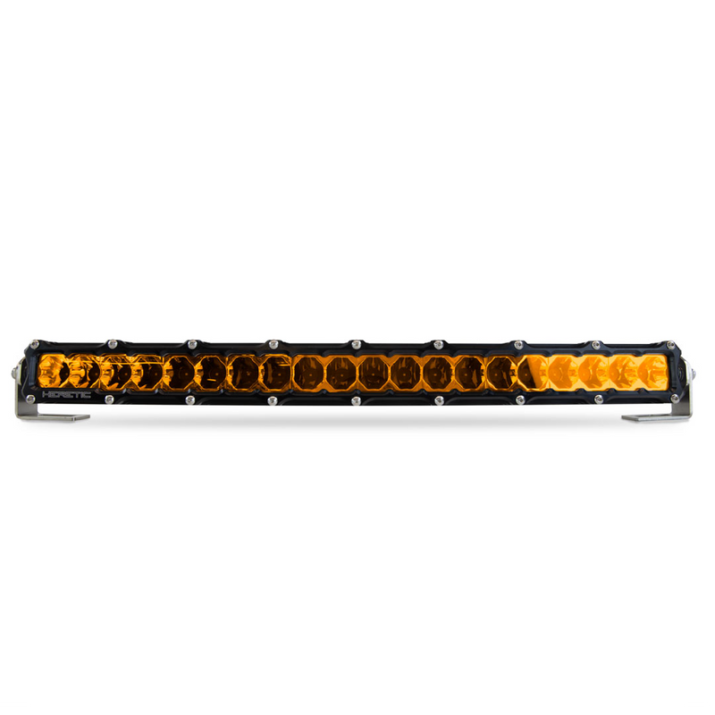 Load image into Gallery viewer, studio shot of a 20 inch LED amber light bar
