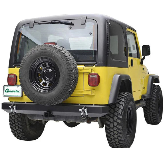 Load image into Gallery viewer, Paramount Automotive 51-0008 Body Width Classic Rear Bumper for 87-06 Jeep Wrangler YJ &amp; TJ
