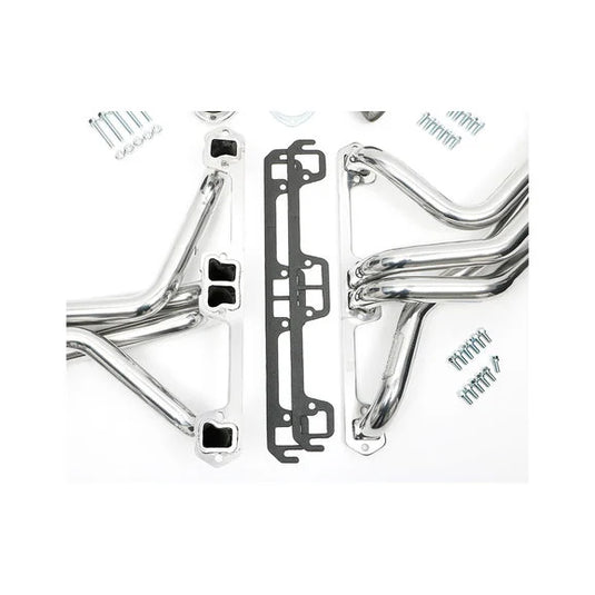 Hedman Hedders 99206 Header with High Temp Coating for 72-86 Jeep CJ-5, CJ-7 & CJ-8 with AMC V-8 Engine with Manual Transmission (Under Chassis Exit)