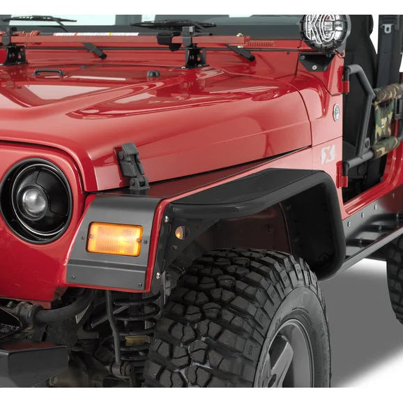 Load image into Gallery viewer, Warrior Products 4&quot; Wide Front Tube Flares for 97-06 Jeep Wrangler TJ &amp; Unlimited
