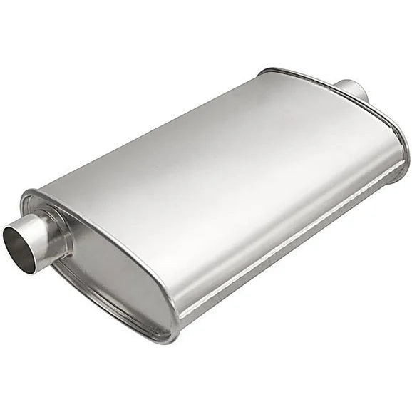 BRExhaust 100-5223 Direct-Fit Muffler for 93-95 Jeep Wrangler YJ with 2.5L and 4.0L Engines