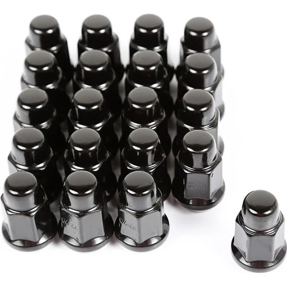 Load image into Gallery viewer, Rugged Ridge 16715.23 20 Piece Wheel Lug Set 1/2&quot;x20 Thread in Black
