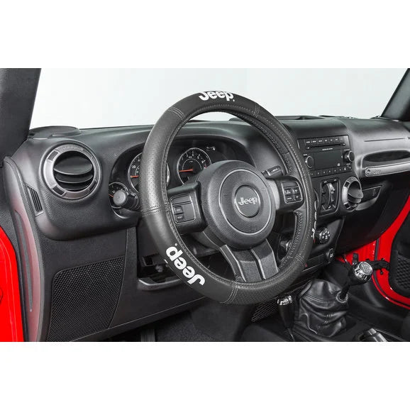 Plasticolor Elite Series Jeep Logo Steering Wheel Cover