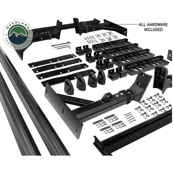 Load image into Gallery viewer, Overland Vehicle Systems 22040100 Freedom Bed Rack with Adjustable Crossbars for Jeep Gladiator JT
