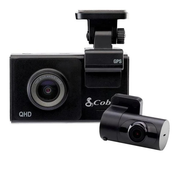 Cobra SC 200D Dual-View Smart Dash Cam with Rear-View Accessory Camera