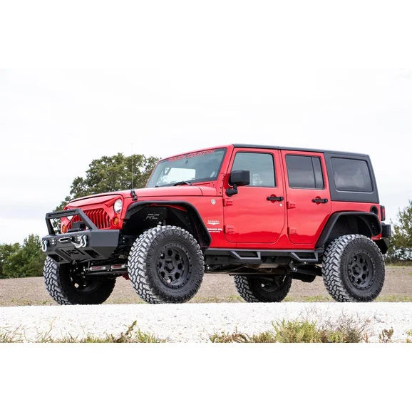 Load image into Gallery viewer, Rough Country 10524 Angry Eyes Grille for 07-18 Jeep Wrangler JK
