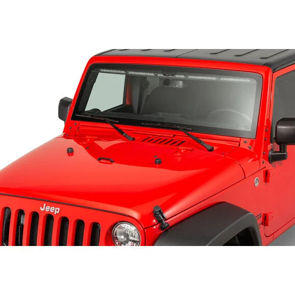 Load image into Gallery viewer, Quadratec Gen II Stealth LED Interior Mount 50 inch Light Bar for 07-18 Jeep Wrangler JK
