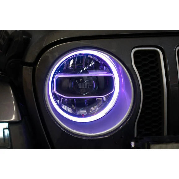 Load image into Gallery viewer, Diode Dynamics DD2290 RGBW HD LED Halos for 18-24 Jeep Wrangler JL &amp; Gladiator JT
