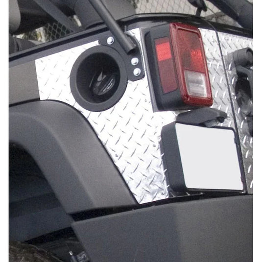 Warrior Products Rear Corners with Holes for 07-18 Jeep Wrangler JK