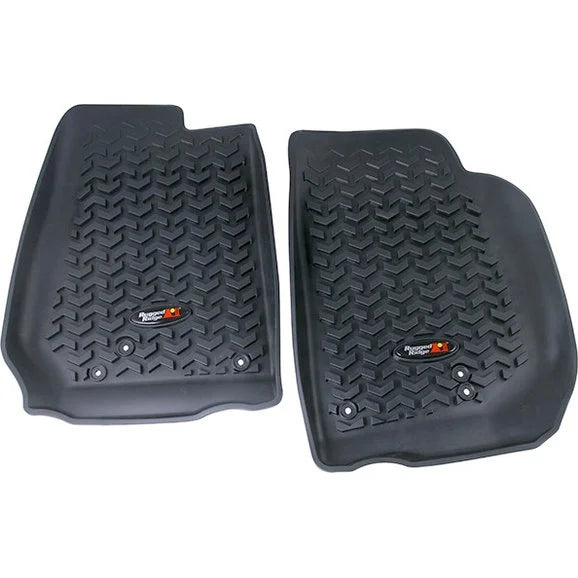 Rugged Ridge 12920.03 Front Floor Liners for 14-18 Jeep Wrangler JK Right Hand Drive