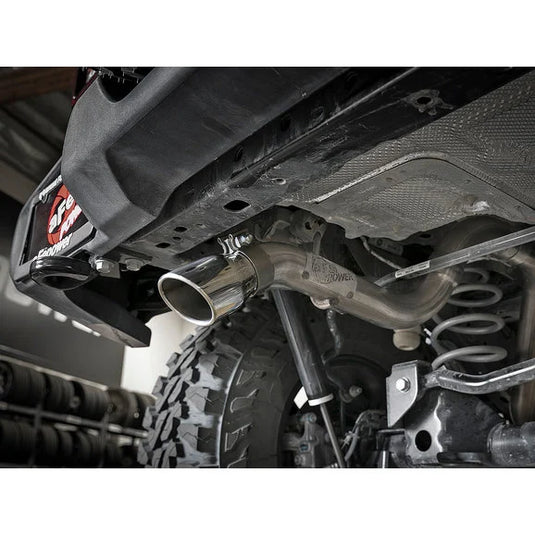 aFe Power Mach Force XP Hi-Tuck 2.5" 409 Stainless Cat-Back Exhaust System for 18-24 Jeep Wrangler JL w/ 3.6L