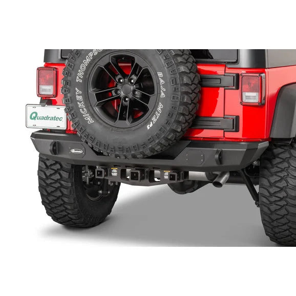 Load image into Gallery viewer, Quadratec Mid Width Rear Bumper for 07-18 Jeep Wrangler JK
