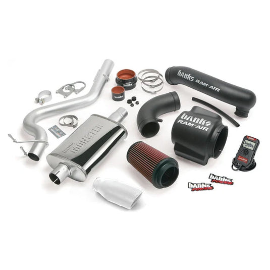 Banks Power Stinger Exhaust System with AutoMind Programmer for 00-03 Jeep Wrangler TJ with 4.0L