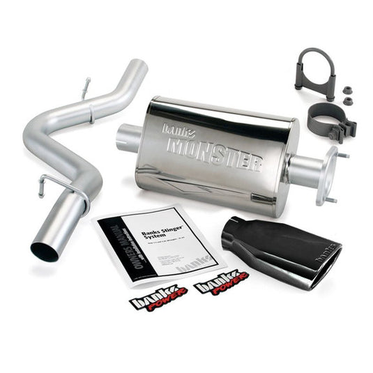 Banks Power Monster Exhaust for 04-06 Jeep Wrangler TJ with 4.0L