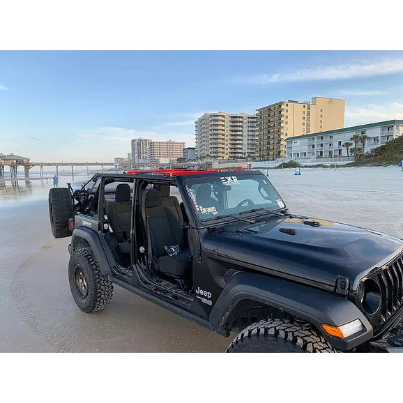 Load image into Gallery viewer, Exposed Racks Under Soft Top Roof Rack for 18-24 Jeep Wrangler Unlimited JL 4-Door
