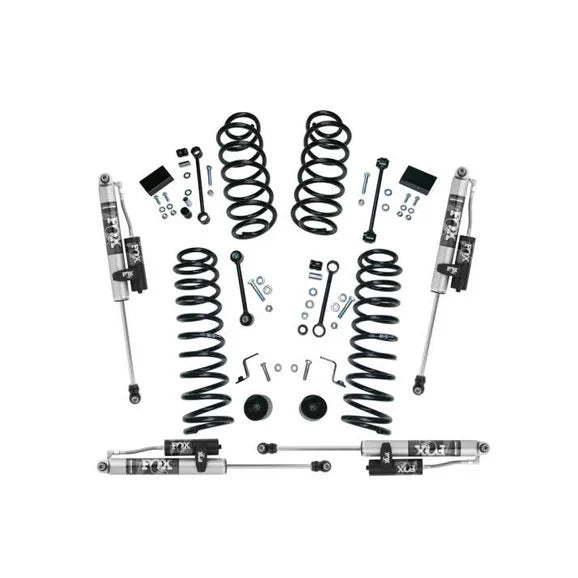 Load image into Gallery viewer, Superlift K183FX 2.5&quot; Dual Rate Coil Lift Kit w/ Fox 2.0 Reservoir Shocks for 18-23 Jeep Wrangler JL Unlimited 4-Door
