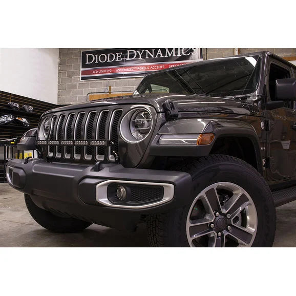 Load image into Gallery viewer, Diode Dynamics DD6027 Front Bumper LED Lightbar Bracket Kit for 18-24 Jeep Wrangler JL
