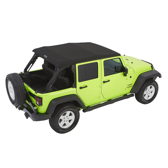 Load image into Gallery viewer, Bestop Jeep Logo Trektop Glide Soft Top for 07-18 Jeep Wrangler JK Unlimited 4-Door
