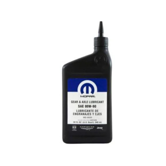 Mopar 68083381AA Gear Oil for 11-23 Jeep Grand Cherokee WK2, L, and WL