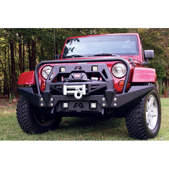 Load image into Gallery viewer, Fab Fours JK07B18591 FMJ Front Winch Bumper Modifier for 07-18 Jeep Wrangler JK
