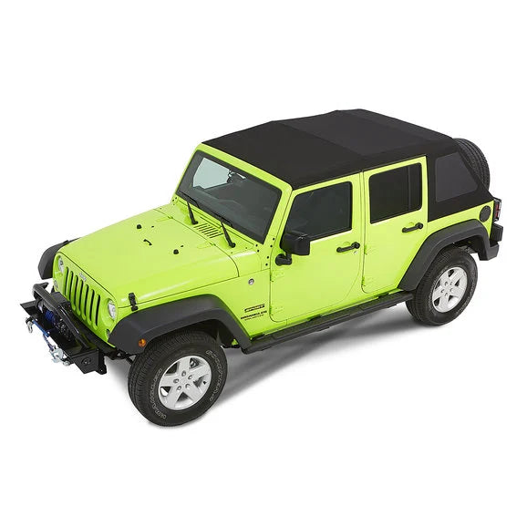 Load image into Gallery viewer, Bestop 54923-35 Trektop NX Glide Soft Top in Black Diamond for 07-18 Jeep Wrangler JK 4 Door
