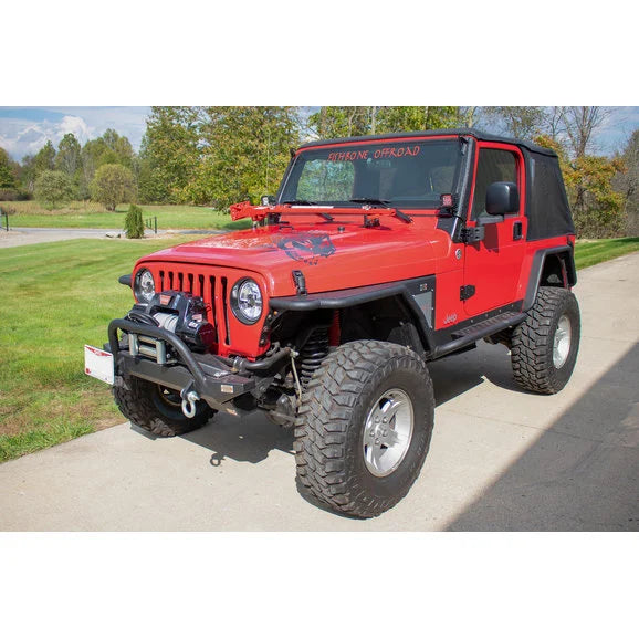 Load image into Gallery viewer, Fishbone Offroad FB21313 Hi-Lift Jack Hood Mount for 97-06 Jeep Wrangler TJ
