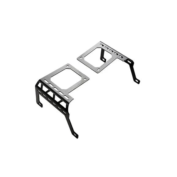 Load image into Gallery viewer, Dee Zee DZ4445JL Cowl Accessory Light Brackets for 18-24 Jeep Wrangler JL &amp; 2024 Gladiator JT
