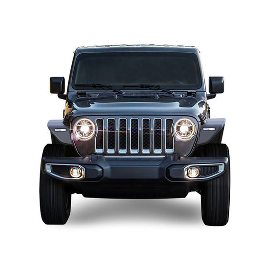 Black Horse Off Road Tubular Fender Flares for 18-24 Jeep Wrangler JL & Gladiator JT