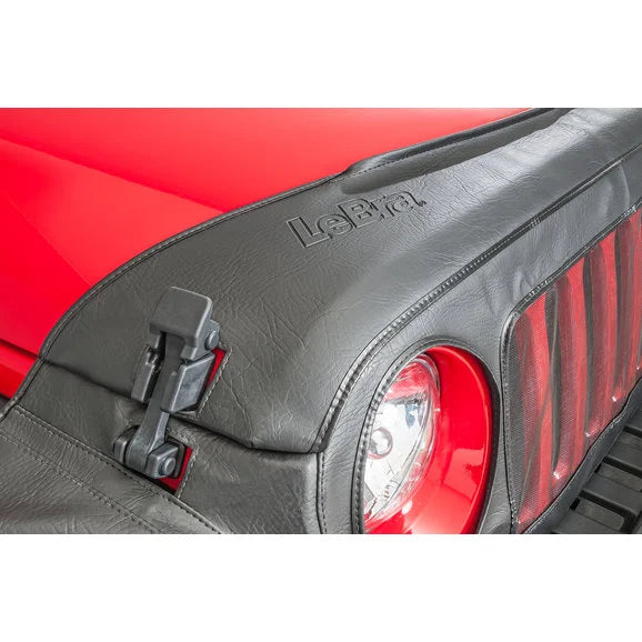 Load image into Gallery viewer, Covercraft 551113-01 Le Bra Premium Nose Bra in Black for 07-18 Jeep Wrangler JK
