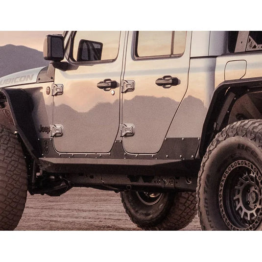 Road Armor 520ARG4B Stealth Body Armor Rocker Panels for 20-24 Jeep Gladiator JT