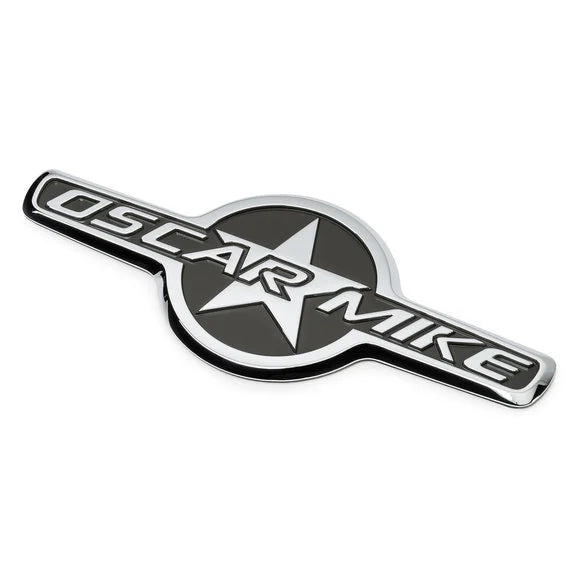 Load image into Gallery viewer, Mopar 68093911AB &quot;Oscar Mike&quot; Badge for Jeep Vehicles
