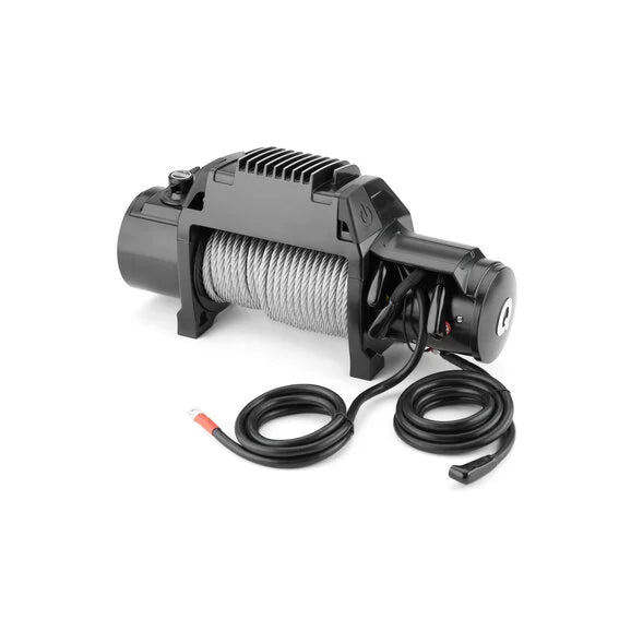 Load image into Gallery viewer, Quadratec RES-Q Teton Series Winch 12,000 lbs with Synthetic Rope
