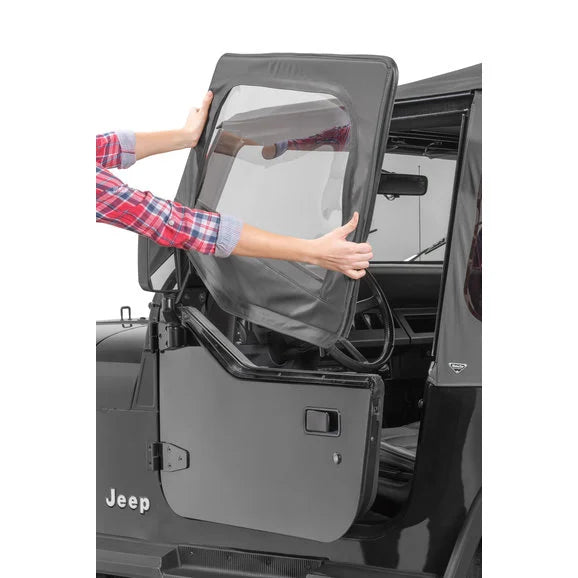 Load image into Gallery viewer, MasterTop Replacement Upper Door Pair for 88-95 Jeep Wrangler YJ
