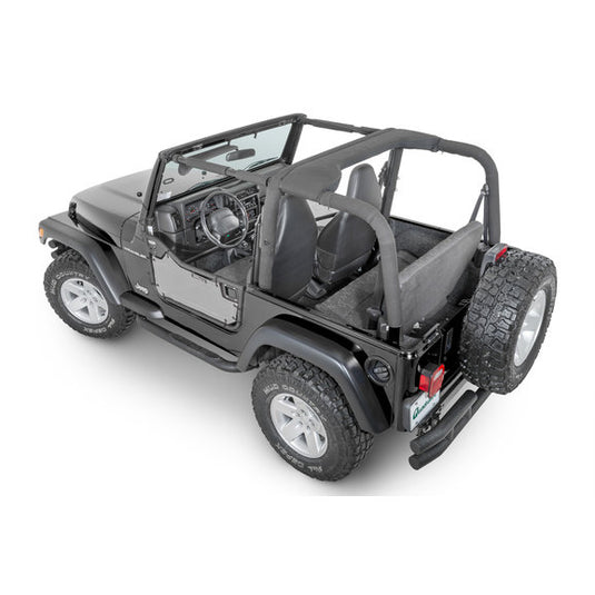 SpiderWebShade ShadeSkins for 97-06 Jeep Wrangler TJ with Rancho Tubular Doors