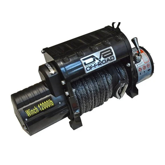 DV8 Offroad WB12SR 12,000lbs Winch with Synthetic Line