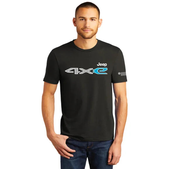 Jeep Merchandise Men's Jeep 4xE T-Shirt in Black Tri-blend