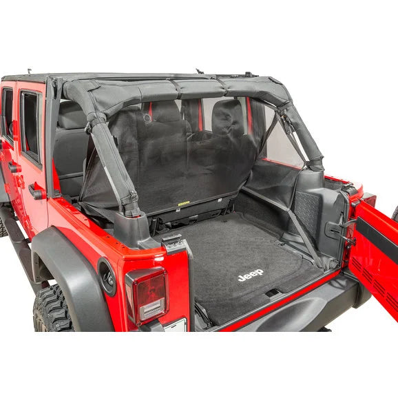 Load image into Gallery viewer, Dirtydog 4X4 J4PS07R2BK Screen Pet Divider for 07-18 Jeep Wrangler Unlimited JK 4 Door
