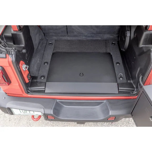 Tuffy 358-01-A Locking Cubby Cover for 18-24 Jeep Wrangler JL Unlimited 4-Door