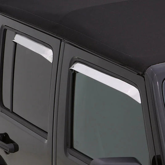 AVS 14918 Ventshade Window Deflectors for 07-18 Jeep Wrangler JK Unlimited 4-Door