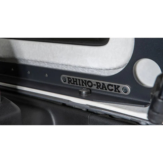 Rhino-Rack Vortex 2-Bar Backbone Roof Rack for 18-24 Jeep Wrangler JL Unlimited with Hardtop