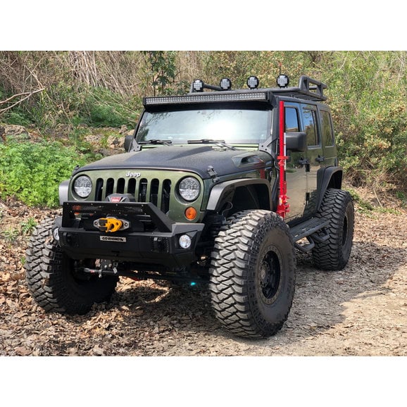 Load image into Gallery viewer, Go Rhino 701003T Exterior Jack Mount for 07-18 Jeep Wrangler JK &amp; Wrangler Unlimited JK
