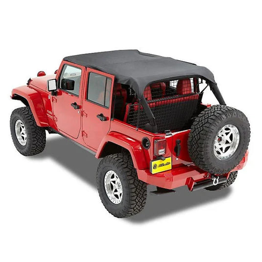 Bestop 52584-35 Header Safari Bikini Top for 10-18 Jeep Wrangler Unlimited JK 4 Door