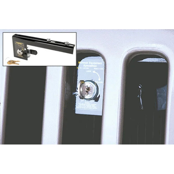 Load image into Gallery viewer, Midwest Specialties HL-2 Hood Lock Kit for 87-95 Jeep Wrangler YJ
