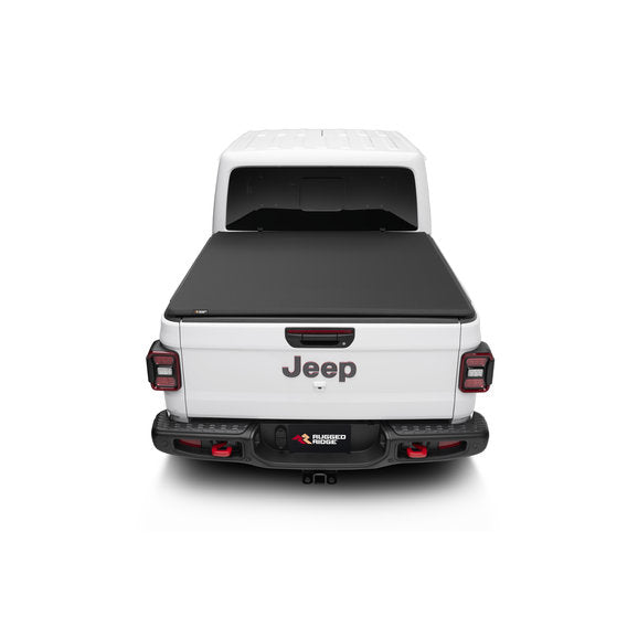 Load image into Gallery viewer, Rugged Ridge 13550.21 Armis Soft Folding Bed Cover for 20-22 Jeep Gladiator JT
