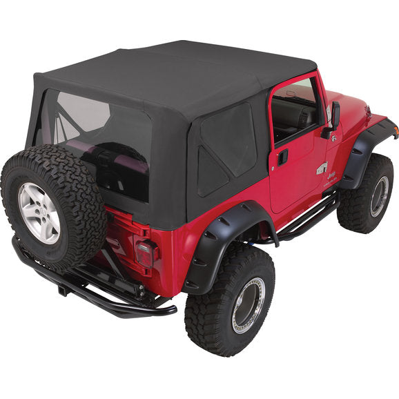 Load image into Gallery viewer, Rampage Products Complete Soft Top Kit with Clear Windows for 97-06 Jeep Wrangler TJ with Full Steel Doors
