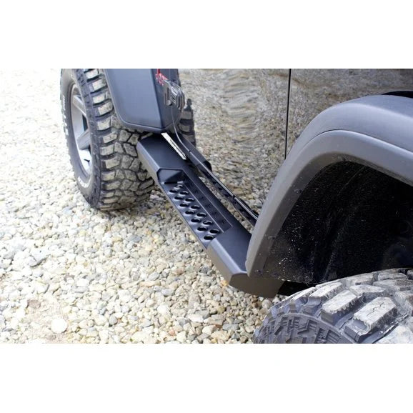 Load image into Gallery viewer, LoD Offroad JRS1812 Destroyer Series Rock Sliders for 18-24 Jeep Wrangler JL 2-Door
