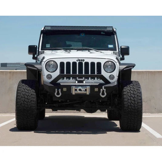 Road Armor Stealth Mid Width Front Winch Bumper for 07-18 Jeep Wrangler JK