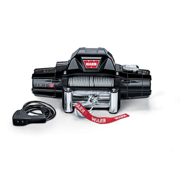 Load image into Gallery viewer, WARN 88980 ZEON 8 Winch with 100&#39; Wire Rope and Roller Fairlead
